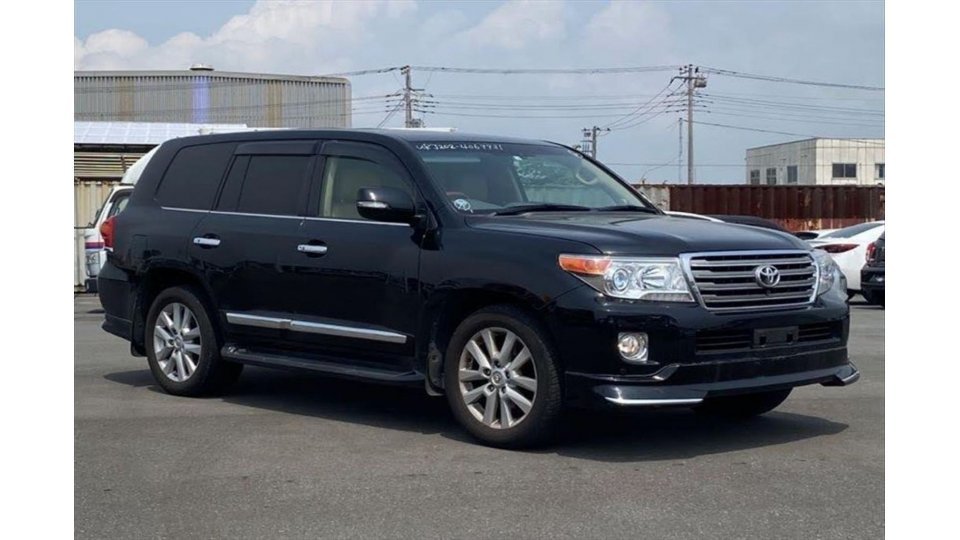 Buy import toyota land cruiser black car in import - dubai in