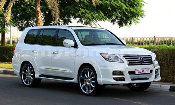Buy Import Lexus LX White Car in Import - Dubai in Kampot Province