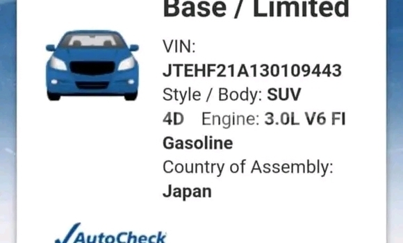 Buy Used Toyota Highlander Other Car in Import - Dubai in Kampot Province Buy Used Toyota Highlander Other Car in Import - Dubai in Kampot Province