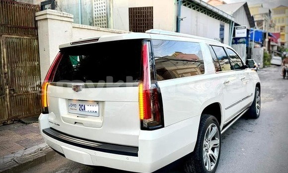 Buy Used Cadillac Escalade White Car in Chbar Mon in Kampong Speu Province Buy Used Cadillac Escalade White Car in Chbar Mon in Kampong Speu Province