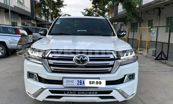Buy Used Toyota Land Cruiser White Car in Dăm Thnăm in Kampot Province Buy Used Toyota Land Cruiser White Car in Dăm Thnăm in Kampot Province