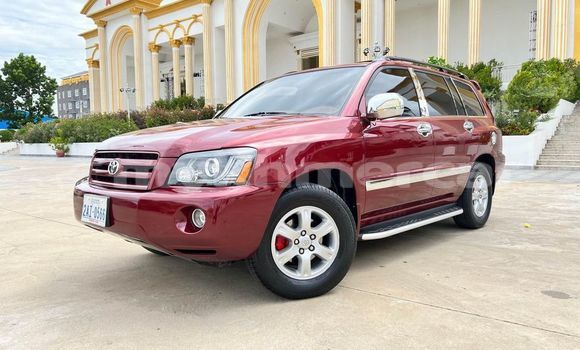 Acheter Occasion Voiture Toyota Highlander Rouge à Chbar Mon, Kampong Speu Province