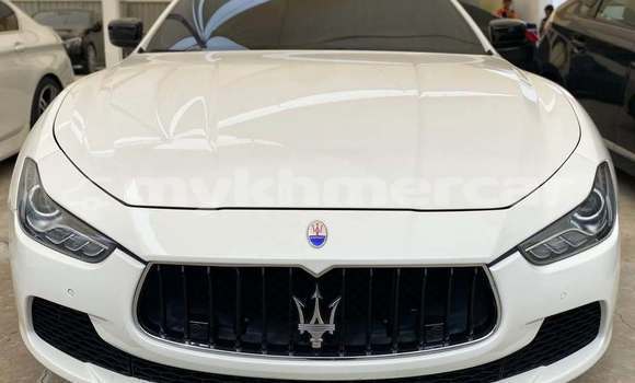 Buy Used Maserati Ghibli White Car in Chbar Mon in Kampong Speu Province Buy Used Maserati Ghibli White Car in Chbar Mon in Kampong Speu Province