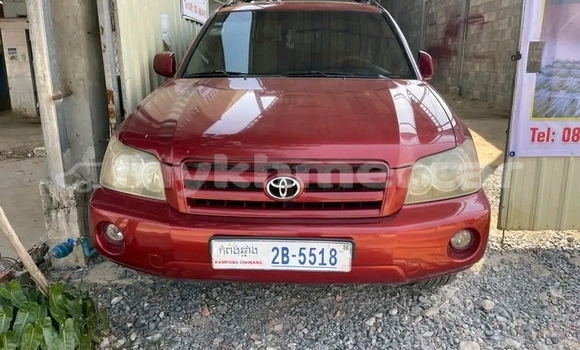Buy Used Toyota Highlander Red Car in Chbar Mon in Kampong Speu Province Buy Used Toyota Highlander Red Car in Chbar Mon in Kampong Speu Province