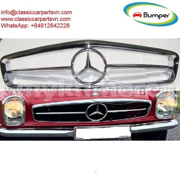 Big with watermark mercedes pagode w113 grill 1963 1971 1